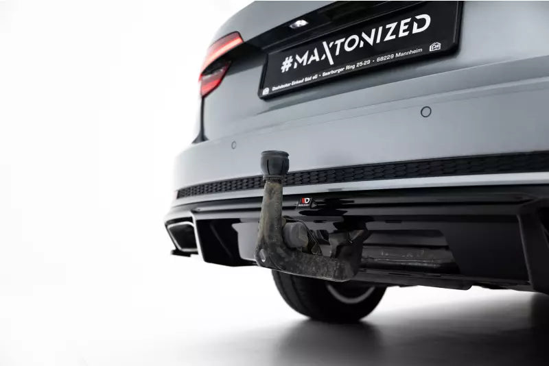 Maxton Design Heckdiffusor für Audi A4 / A4 S-Line Limousine / Avant B9 (2015-2019) Hochglanz schwarz – Ansicht 3