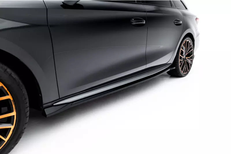 Maxton Design Seitenschweller (Paar) für Cupra Leon Aero Mk1 Facelift Hochglanz schwarz – Ansicht 2