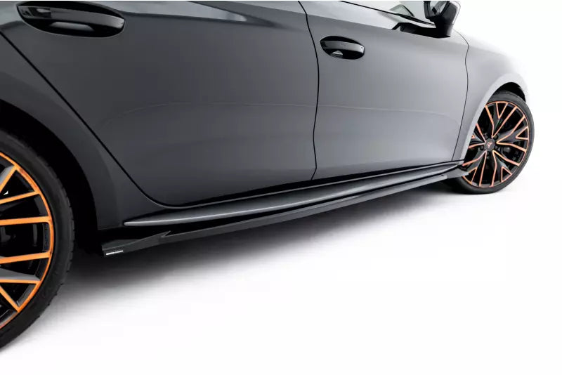 Maxton Design Seitenschweller (Paar) für Cupra Leon Aero Mk1 Facelift Hochglanz schwarz – Ansicht 4