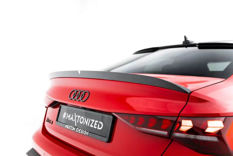 Maxton Design Carbon Heckspoiler Lippe für Audi RS3 Limousine 8Y Facelift – Ansicht 1
