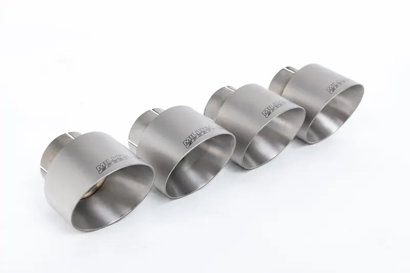 Maxton Design Heckdiffusor V.3 mit Milltek Sport Auspuff für BMW 1er F40 M135i Titan 4 x 100mm – Ansicht 3