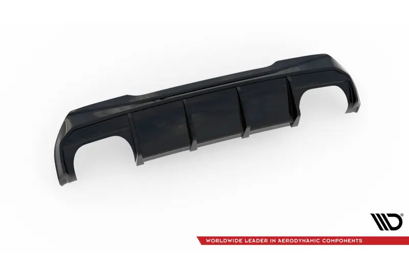 Maxton Design Heckdiffusor V.3 mit Milltek Sport Auspuff für BMW 1er F40 M135i Titan geflämmt 4 x 100mm – Ansicht 3