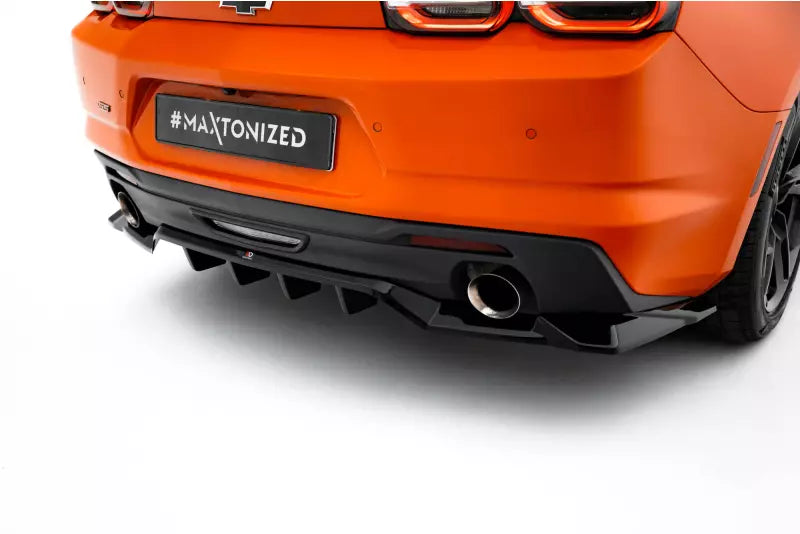 Maxton Design Heckdiffusor für Chevrolet Camaro Mk6 Facelift SS Hochglanz schwarz – Ansicht 2