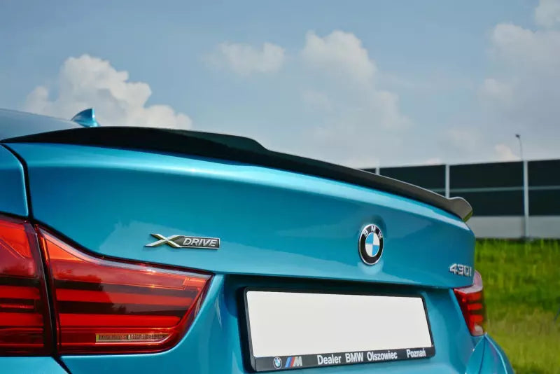 B-Ware Maxton Design Heckspoiler Lippe für BMW 4er F36 Gran Coupe Hochglanz schwarz – Ansicht 1