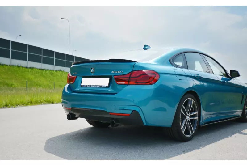 B-Ware Maxton Design Heckspoiler Lippe für BMW 4er F36 Gran Coupe Hochglanz schwarz – Ansicht 4