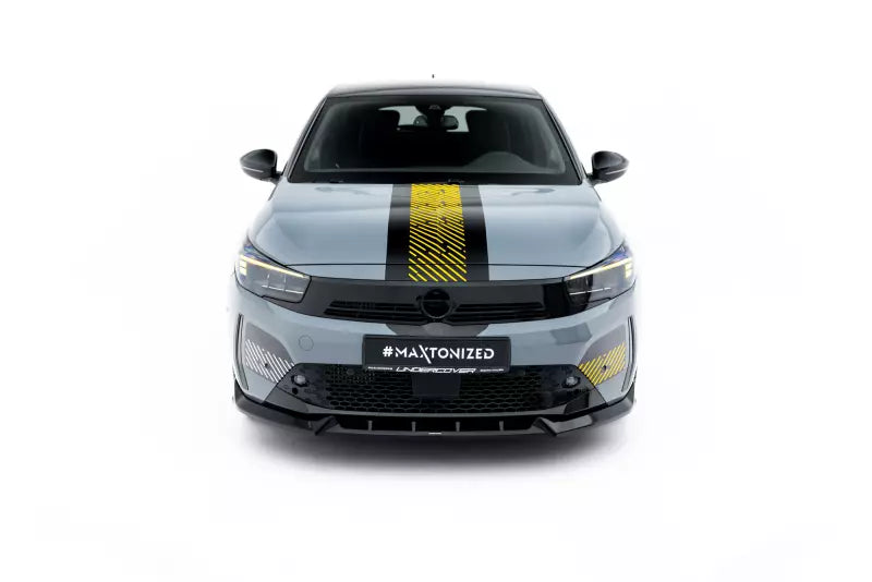 Maxton Design Frontlippe für Opel Corsa F ( Mk6) Facelift Hochglanz schwarz – Ansicht 2