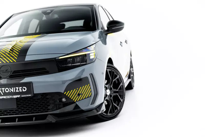 Maxton Design Frontlippe für Opel Corsa F ( Mk6) Facelift Hochglanz schwarz – Ansicht 4