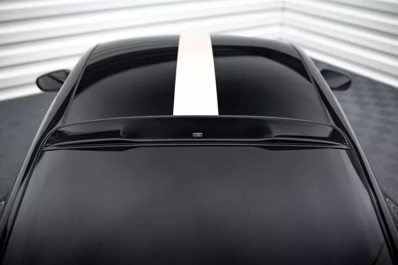 Maxton Design Heckscheiben Spoiler für Porsche 911 992 GT3 Hochglanz schwarz – Ansicht 1