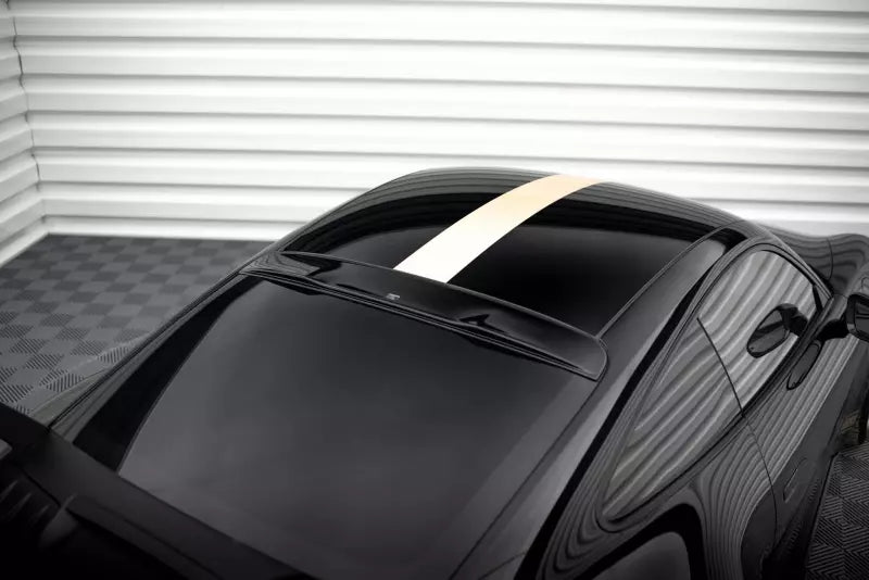 Maxton Design Heckscheiben Spoiler für Porsche 911 992 GT3 Hochglanz schwarz – Ansicht 2