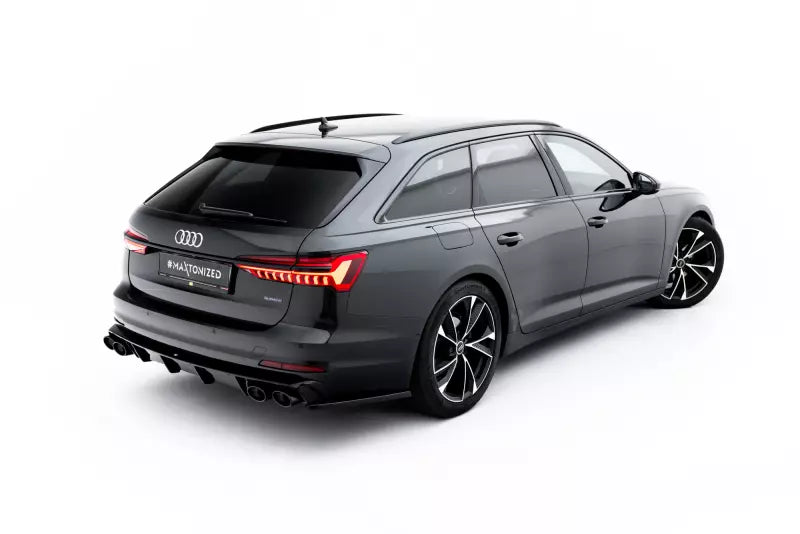 Maxton Design Heckdiffusor mit Endrohr Attrappe Chrome für Audi A6 C8 2018-2025 – Ansicht 3