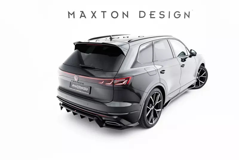 Maxton Design Heckspoiler Lippe für VW Touareg R-Line Mk3 Facelift Hochglanz schwarz – Ansicht 1
