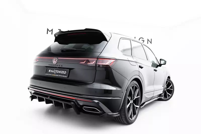 Maxton Design Heckspoiler Lippe für VW Touareg R-Line Mk3 Facelift Hochglanz schwarz – Ansicht 3