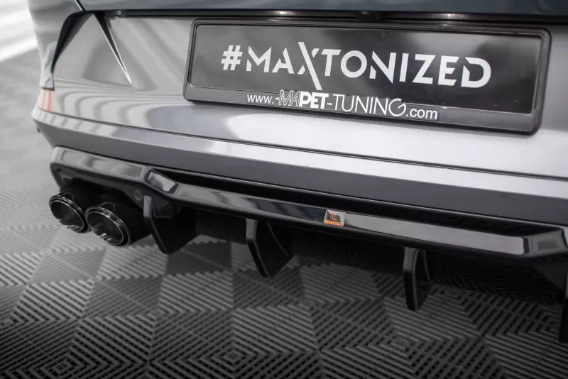 Maxton Design Heckdiffusor V.3 mit Endrohren Schwarz Cupra Formentor VZ Mk1 / Mk1 Facelift – Ansicht 3