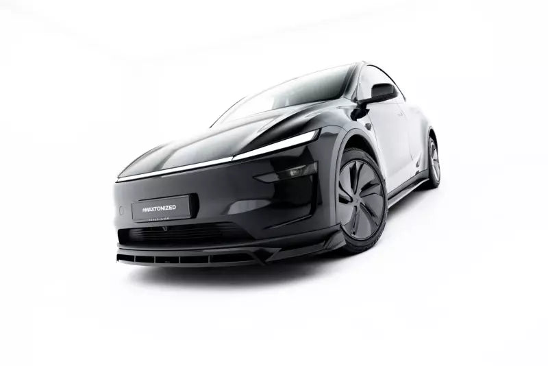 Maxton Design Frontlippe für Tesla Model Y Premium Mk1 Facelift Hochglanz schwarz – Ansicht 1