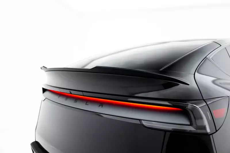 Maxton Design Heckspoiler Lippe V.1 für Tesla Model Y Premium Mk1 Facelift 2025- Hochglanz schwarz – Ansicht 2