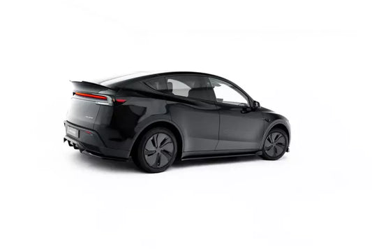 Maxton Design Seitenschweller (Paar) V.1 für Tesla Model Y Premium Mk1 Facelift Hochglanz schwarz – Ansicht 1