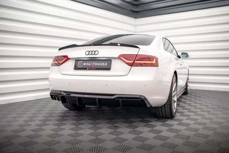 Maxton Design Heckdiffusor V.1 für Audi A5 Sportback B8 8T Standard Facelift Hochglanz schwarz – Ansicht 3