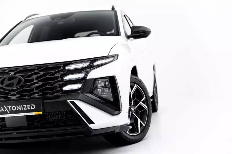 Maxton Design Frontlippe für Hyundai Tucson N-Line Mk4 Facelift Hochglanz schwarz – Ansicht 3