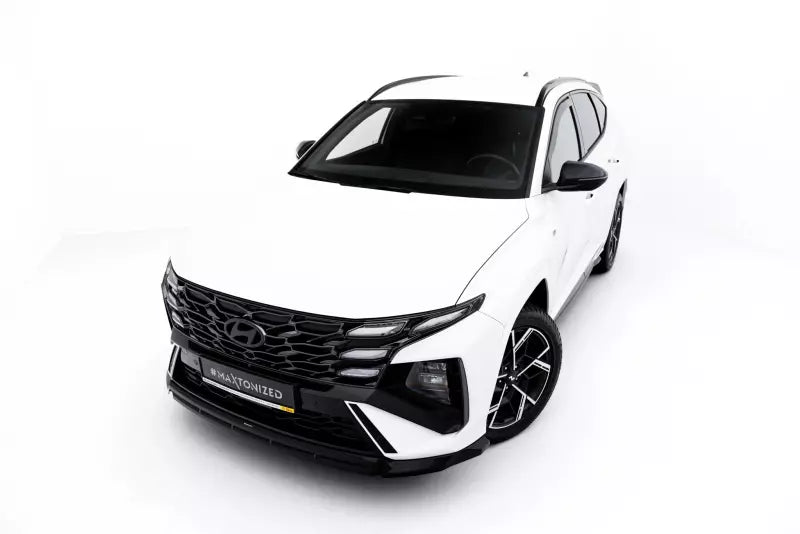 Maxton Design Frontlippe für Hyundai Tucson N-Line Mk4 Facelift Hochglanz schwarz – Ansicht 4