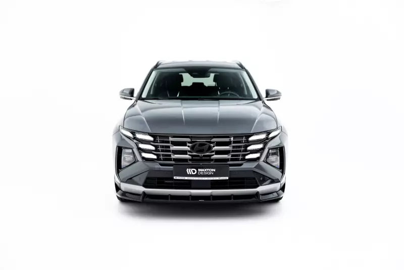 Maxton Design Frontlippe für Hyundai Tucson Mk4 Facelift Hochglanz schwarz – Ansicht 3