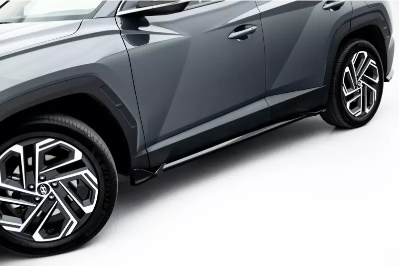 Maxton Design Seitenschweller (Paar) für Hyundai Tucson Mk4 Facelift Hochglanz schwarz – Ansicht 2