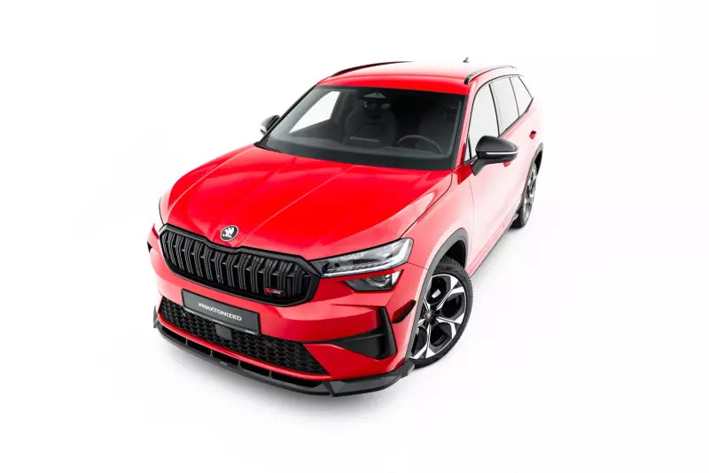 Maxton Design Frontlippe für Skoda Kodiaq RS Mk2 Hochglanz schwarz – Ansicht 2