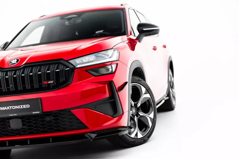 Maxton Design Frontlippe für Skoda Kodiaq RS Mk2 Hochglanz schwarz – Ansicht 3