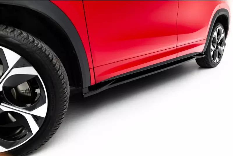Maxton Design Seitenschweller (Paar) für Skoda Kodiaq RS Mk2 Hochglanz schwarz – Ansicht 3