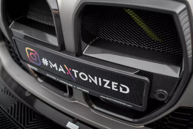 Maxton Design Carbon Kühlergrill für BMW M4 G82 / M3 G80 / G81 mit Frontsensor – Ansicht 3