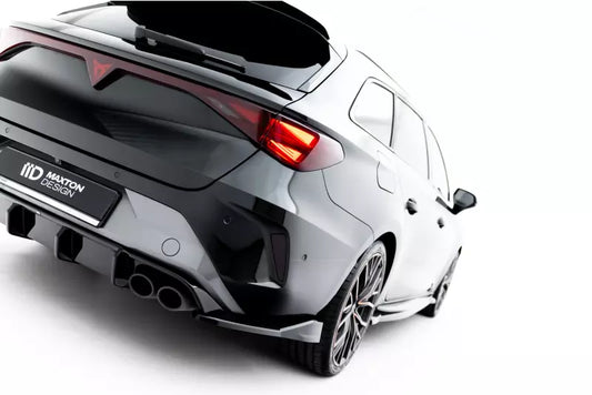 Maxton Design Diffusor Flaps V.5 für Cupra Leon ST Mk1 Facelift Hochglanz schwarz – Ansicht 1