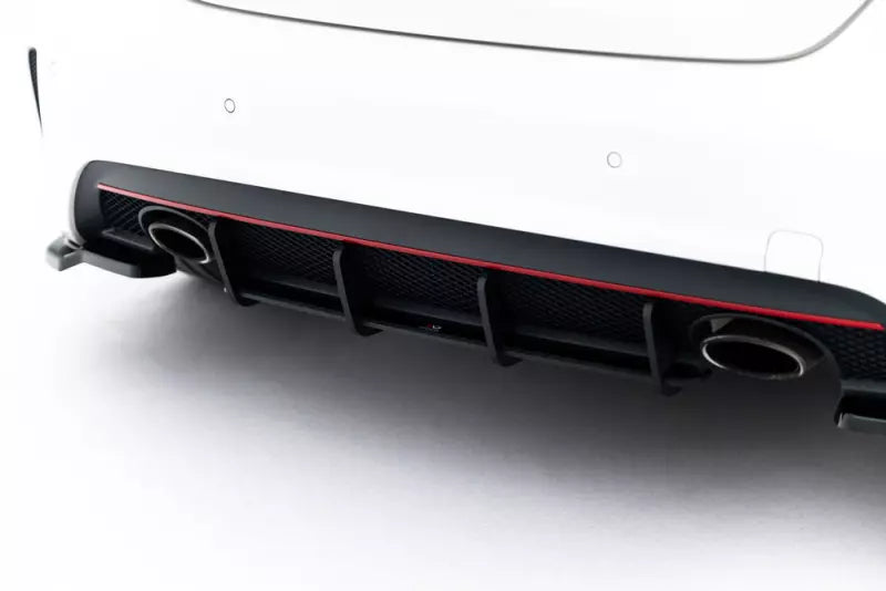 Maxton Design Street Pro Heckdiffusor für Mercedes A-Klasse W176 AMG-Line Schwarz – Ansicht 2