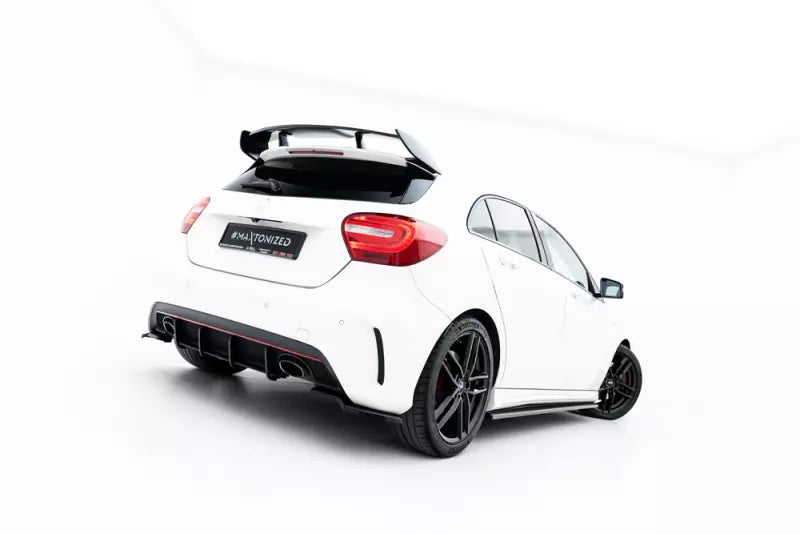 Maxton Design Street Pro Heckdiffusor für Mercedes A-Klasse W176 AMG-Line Schwarz – Ansicht 3