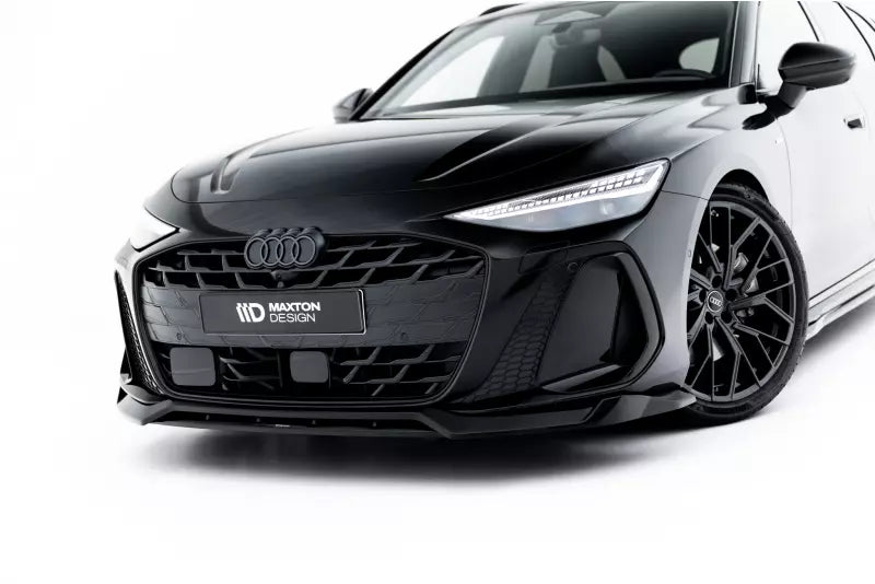 Maxton Design Frontlippe V.1 für Audi A6 S-Line C9 Hochglanz schwarz – Ansicht 2