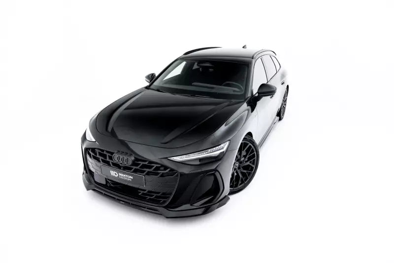 Maxton Design Frontlippe V.1 für Audi A6 S-Line C9 Hochglanz schwarz – Ansicht 3