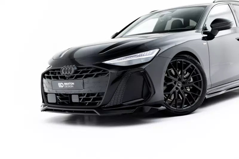 Maxton Design Frontlippe V.1 für Audi A6 S-Line C9 Hochglanz schwarz – Ansicht 4
