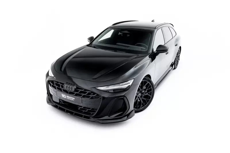 Maxton Design Frontlippe V.2 für Audi A6 S-Line C9 Hochglanz schwarz – Ansicht 1