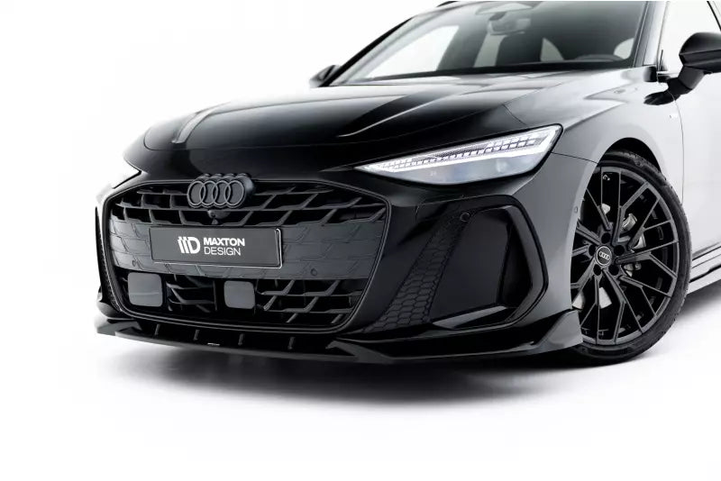 Maxton Design Frontlippe V.2 für Audi A6 S-Line C9 Hochglanz schwarz – Ansicht 2