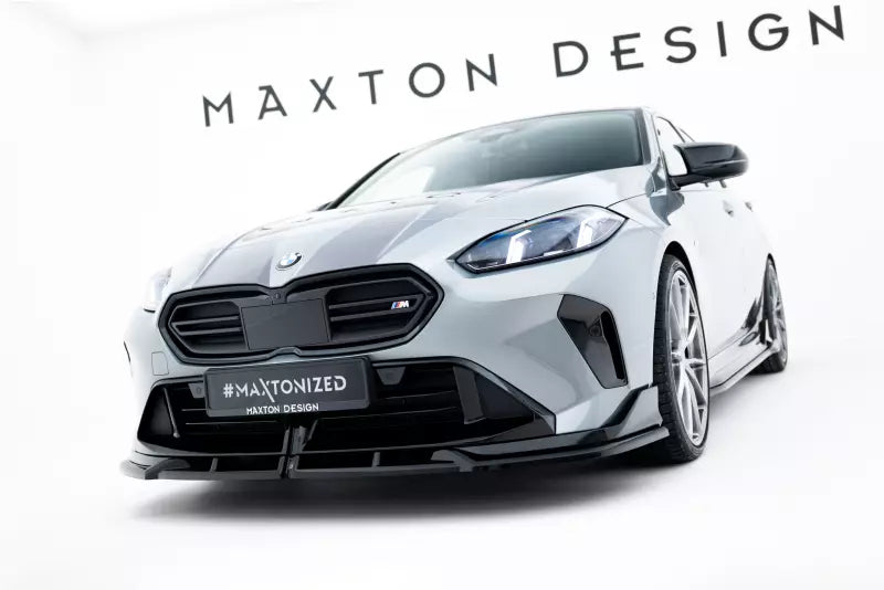 Maxton Design Frontlippe V.1 für BMW M135i M Performance F70 Hochglanz schwarz – Ansicht 2