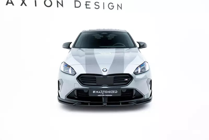 Maxton Design Frontlippe V.1 für BMW M135i M Performance F70 Hochglanz schwarz – Ansicht 3