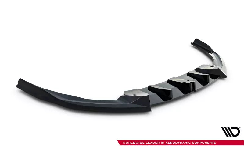 Maxton Design Frontlippe V.2 für BMW M135i M Performance F70 Hochglanz schwarz – Ansicht 4