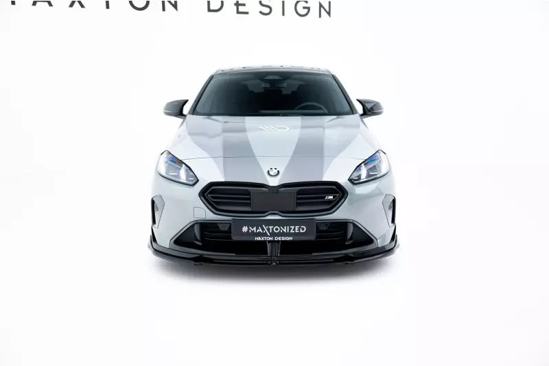 Maxton Design Frontlippe V.3 für BMW M135i M Performance F70 Hochglanz schwarz – Ansicht 1