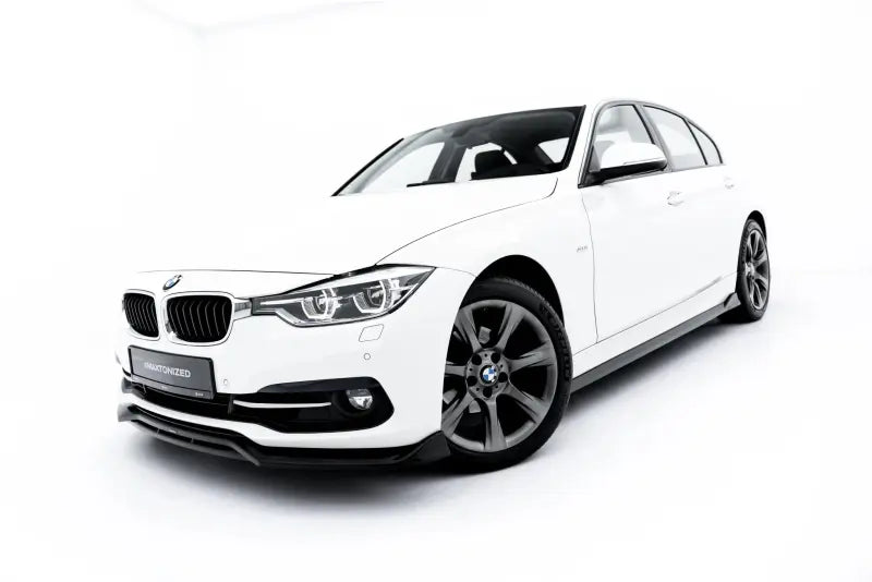 Maxton Design Frontlippe für BMW 3er Sportline Limousine F30 / Touring F31 Hochglanz schwarz – Ansicht 1