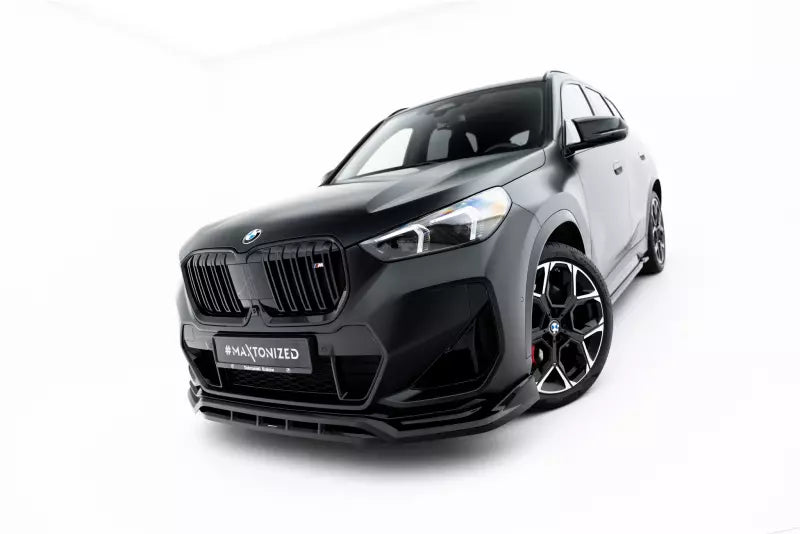 Maxton Design Frontlippe für BMW X1 M35i U11 Hochglanz schwarz – Ansicht 1