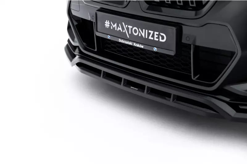 Maxton Design Frontlippe für BMW X1 M35i U11 Hochglanz schwarz – Ansicht 4