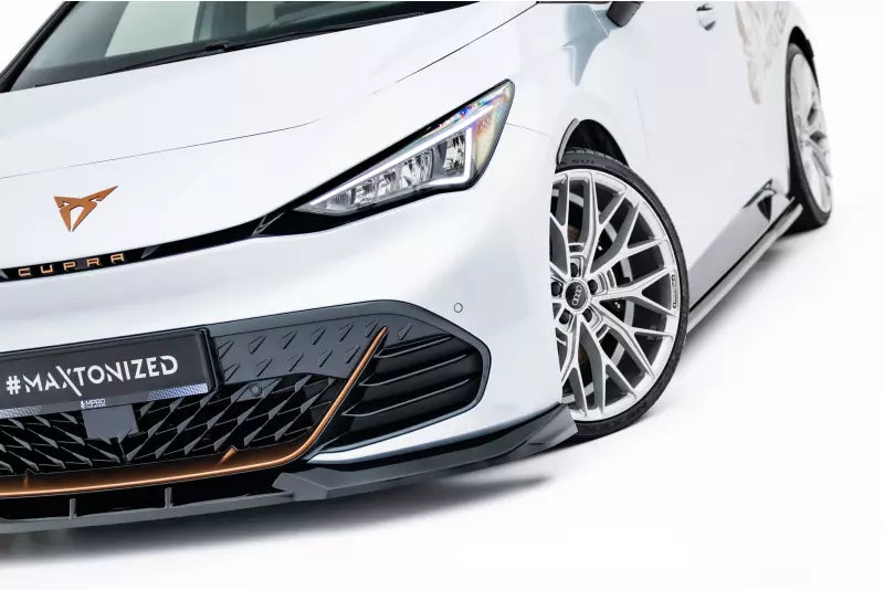 Maxton Design Frontlippe V.1 für Cupra Born Mk1 Hochglanz schwarz – Ansicht 3