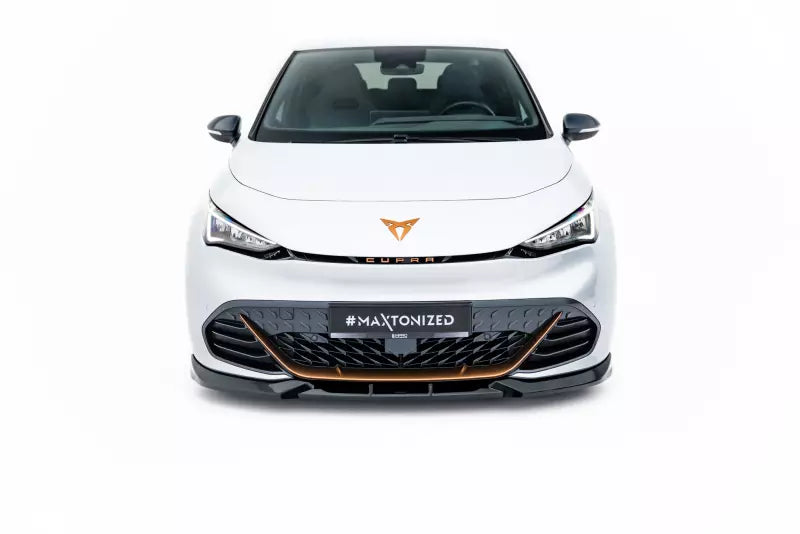 Maxton Design Frontlippe V.1 für Cupra Born Mk1 Hochglanz schwarz – Ansicht 4