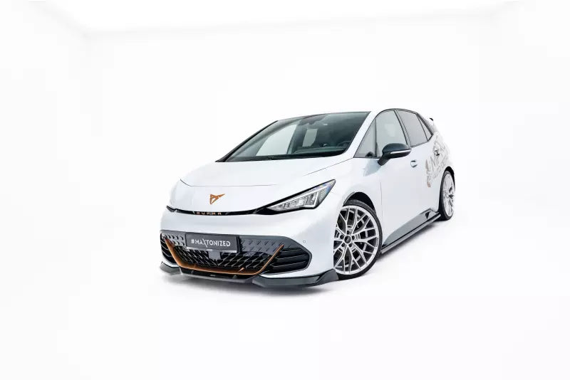 Maxton Design Frontlippe V.2 für Cupra Born Mk1 Hochglanz schwarz – Ansicht 1