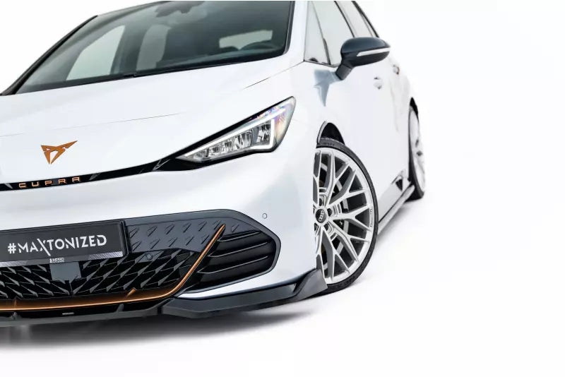 Maxton Design Frontlippe V.2 für Cupra Born Mk1 Hochglanz schwarz – Ansicht 3