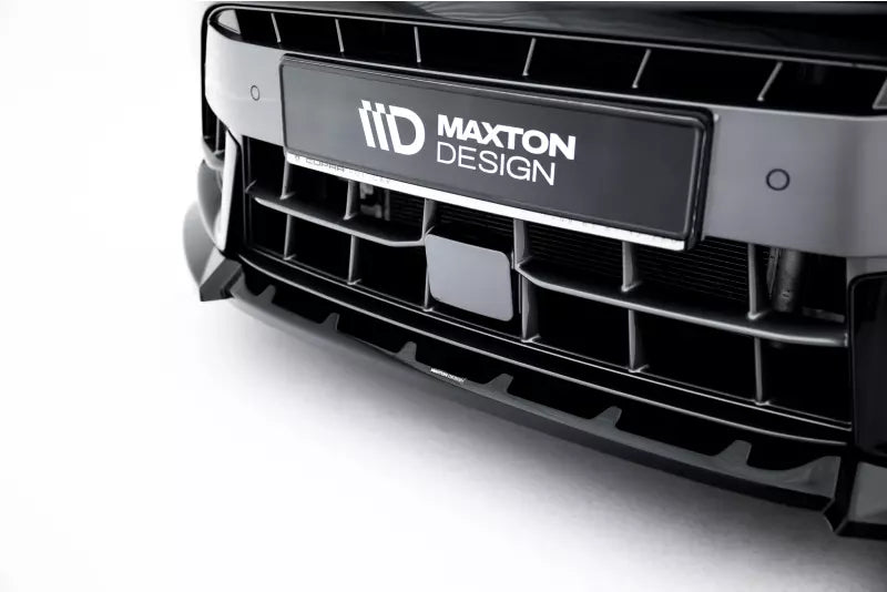 Maxton Design Frontlippe V.2 für Cupra Leon ST / Hatchback Mk1 Facelift Hochglanz schwarz – Ansicht 4