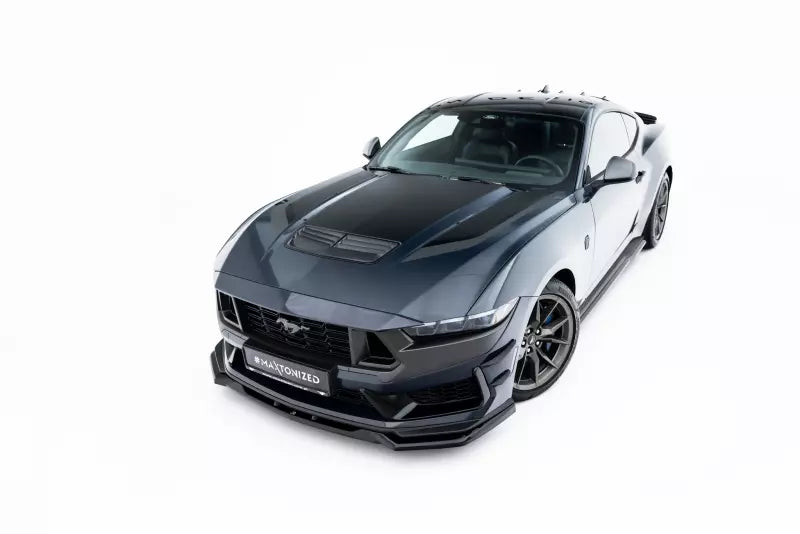 Maxton Design Frontlippe V.2 für Ford Mustang Dark Horse Mk7 Hochglanz schwarz – Ansicht 2